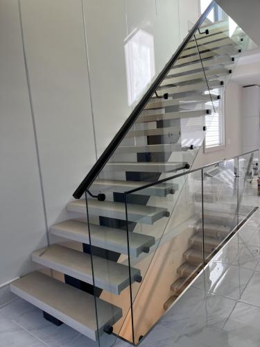 Luxurious home interior with staircase